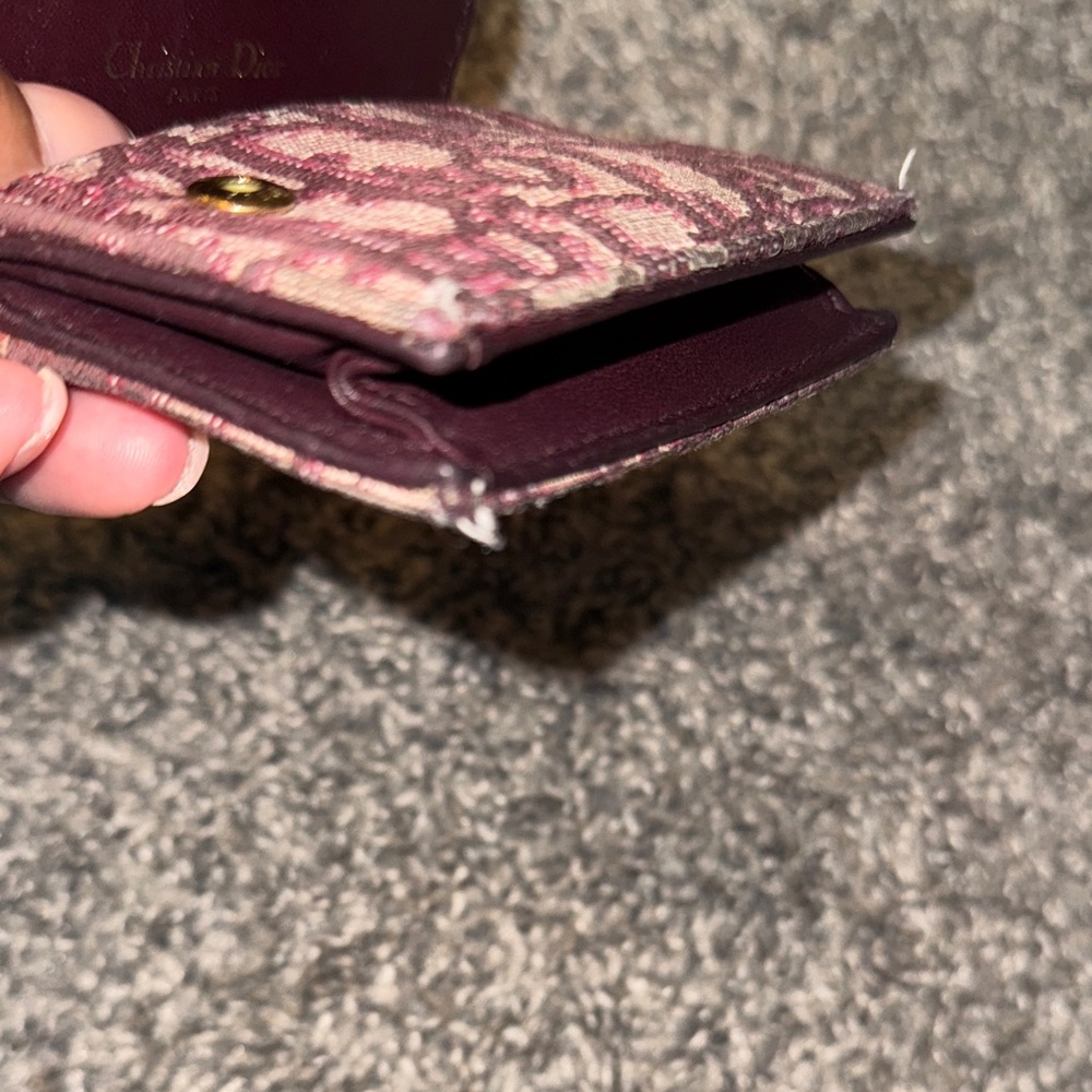 Dior Oblique Saddle Card Holder - Picture 4 of 4